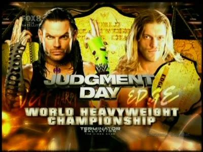 JeffHardyGirls: JEFF HARDY VS EDGE EN JUDGMENT DAY