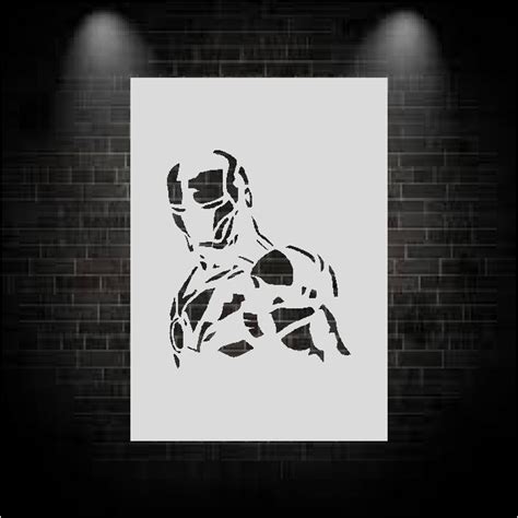 Iron man Stencil