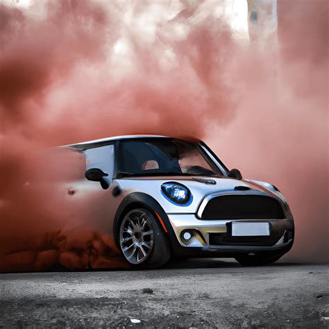 Mini Cooper Drifting Photography · Creative Fabrica