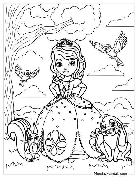 20 Sofia The First Coloring Pages (Free PDF Printables)