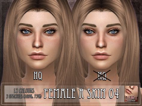 The Sims Resource - R skin 4 - FEMALE