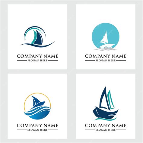 Premium Vector | Fishing Boat Logo Vector Template