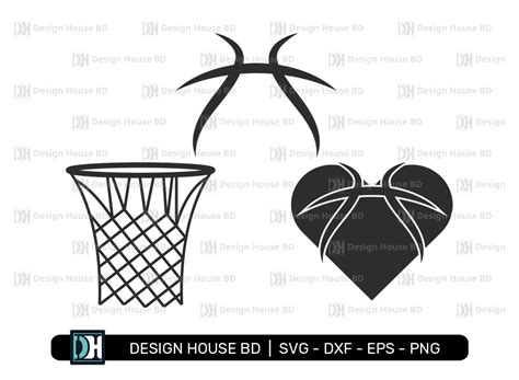 Basketball Silhouette Svg, Png, Eps, Dxf Graphic by designhouseart.bd · Creative Fabrica