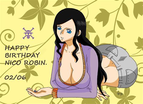 Happy Birthday Nico Robin by Namuzza94 on DeviantArt