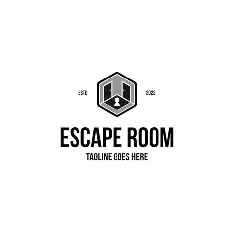 Premium Vector | Escape room logo design inspiration