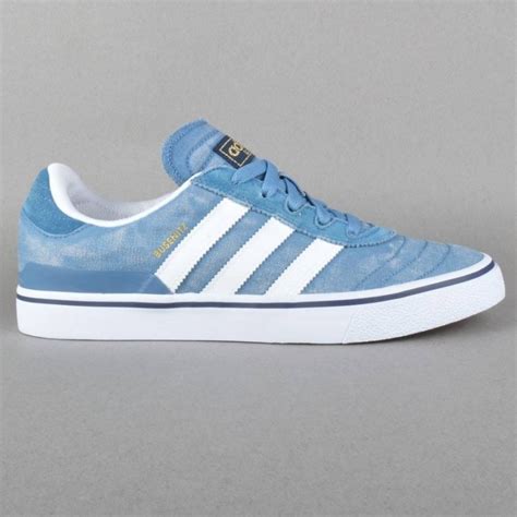 Adidas Skateboarding Busenitz Vulc Skate Shoes - ST Stonewash Blue F13/Running White FTW ...