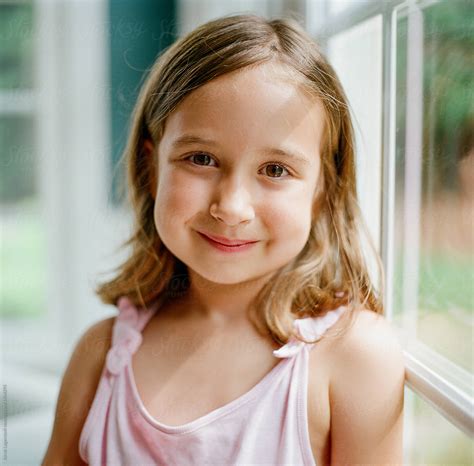 "Close Up Of A Cute Young Girl Smiling" by Stocksy Contributor "Jakob ...