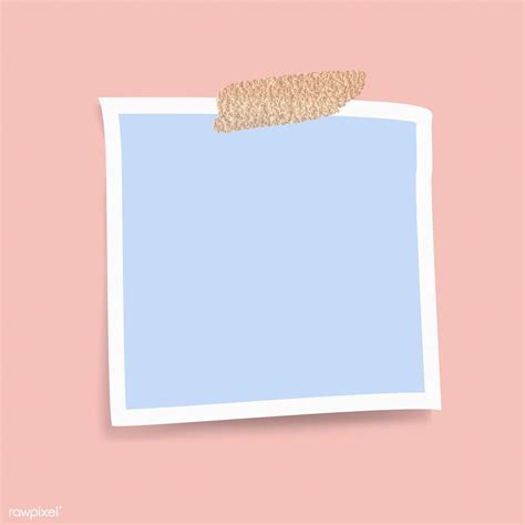 Blank blue notepaper on pink background | premium image by rawpixel.com ...