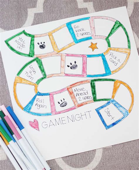 How to Make a DIY Board Game for Family Game Night | Sunny Day Family