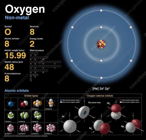 Oxygen has atomic number 8 and mass number 16, draw a labelled diagram to show the structure of ...