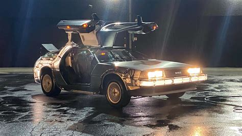 "Back To The Future" DeLorean time machine replica up for sale