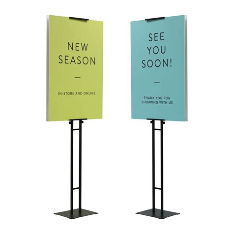 Adjustable Poster Stand | Double Sided Poster Display