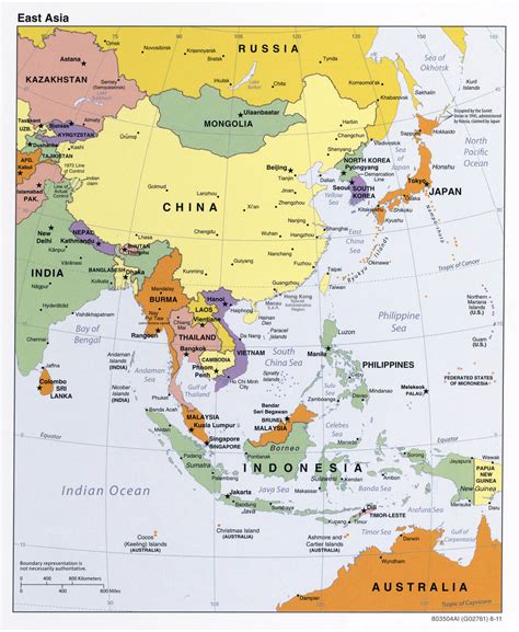 Map Of East Asia - Job Porn