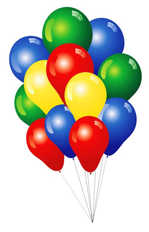 Happy Birthday Balloons Clipart | Free download on ClipArtMag