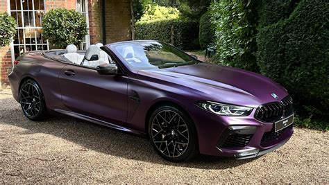 BMW M8 Convertible In Frozen Purple: A Blend Of Power And Elegance - Primenewsprint