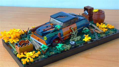 LEGO Barn Find Hudson Hornet MOC | Brick Finds & Flips