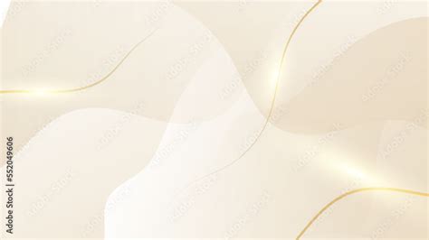 Abstract golden background with white and beige luxury glitter shapes ...