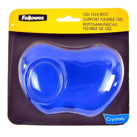 Blue Fellowes Crystal Gel Wrist Rest Pad For Mouse Gaming Desktop Accessories | eBay