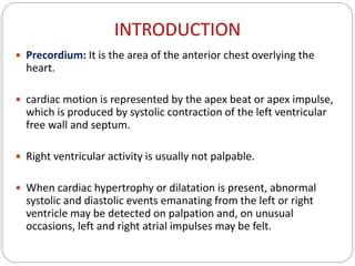 Precardial examination basics | PPT