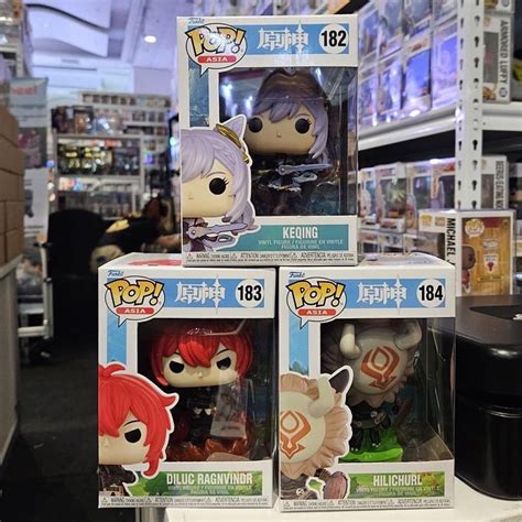 New Genshin Impact Funko Pop Diluc, Keqing and Hilichurl figures ...