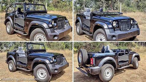 Mahindra Thar Modified Open Top - Inspired By Willys Jeep