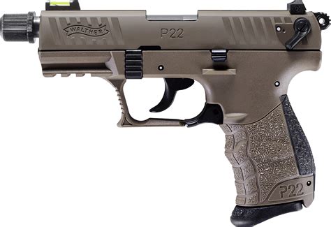 The P22 Q Tactical FDE | A Walther Premiere Rimfire Pistol