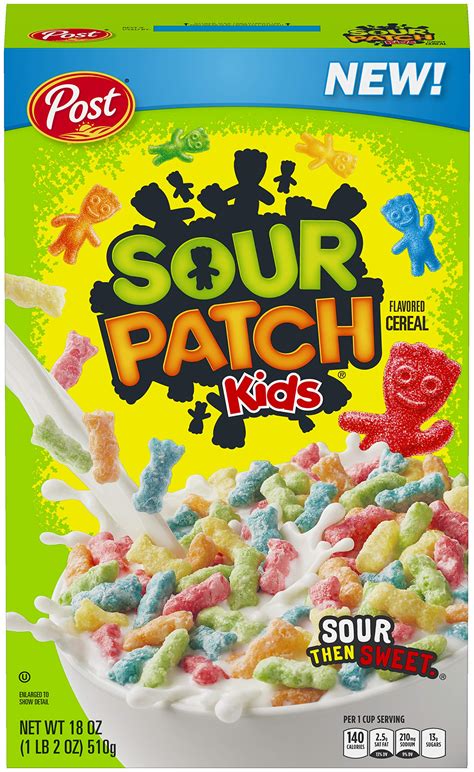 Sour Patch Kids Breakfast Cereal, Sour Then Sweet 510g- Buy Online in ...