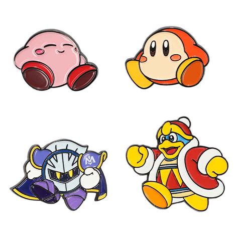 Bioworld Merchandising. Kirby Characters Lapel Pins