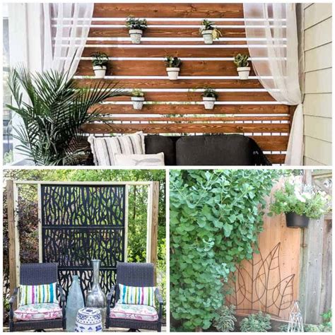 Diy Decorative Privacy Fence | Shelly Lighting