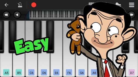 Mr. Bean Theme - (Easy Mobile Piano Tutorial) Chords - Chordify