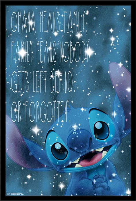 Disney Stitch Ohana Quote Wallpapers on WallpaperDog