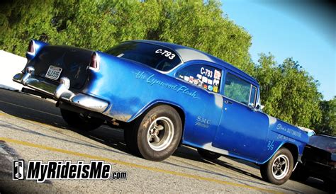 1955 Chevy Gasser Stays Nostalgic While Drag Racing | MyRideisMe.com