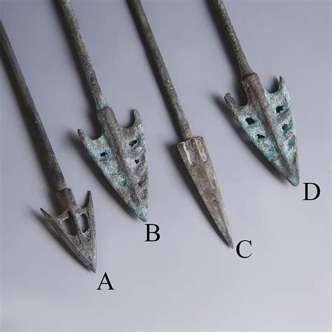 A Selection of Warring States Bronze Crossbow Bolts - Chinese & Oriental Antiquities | Ancient ...