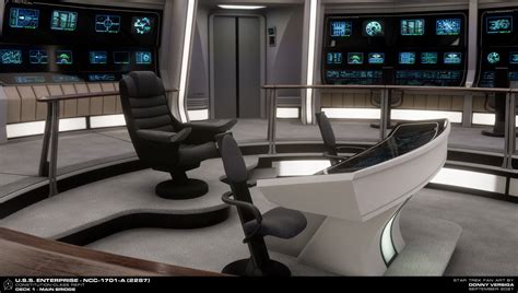 Donny Versiga - U.S.S. Enterprise NCC-1701-A Main Bridge -- Star Trek V: The Final Frontier