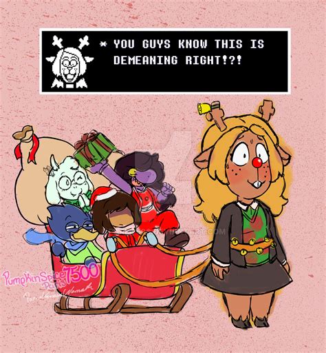 Deltarune: Noelle christmas by Paris7500 on DeviantArt