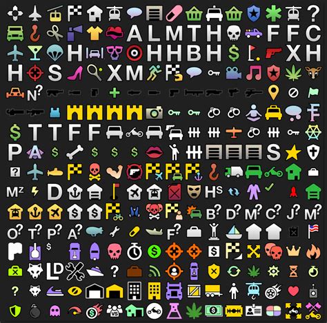 Colored Map Icons - GTA5-Mods.com