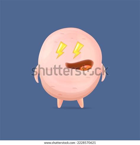 Vector Cartoon Funny Pink Alien Monster Stock Vector (Royalty Free ...