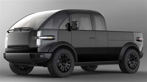 Canoo Electric Pickup Revealed With Pull-Out Bed And Side Storage