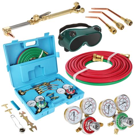 Medium Duty Oxy Acetylene Welding Kit With Side Entry Regulators Type Metalworking, Milling ...