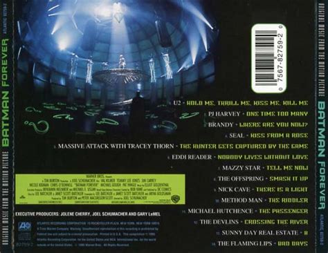 Batman Forever Soundtrack (1995) - CD Sniper Reference Collection of Rare Movie Soundtracks