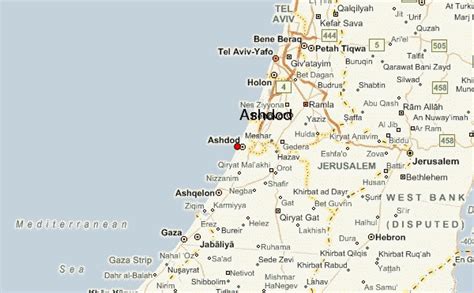 Ashdod Map - Israel