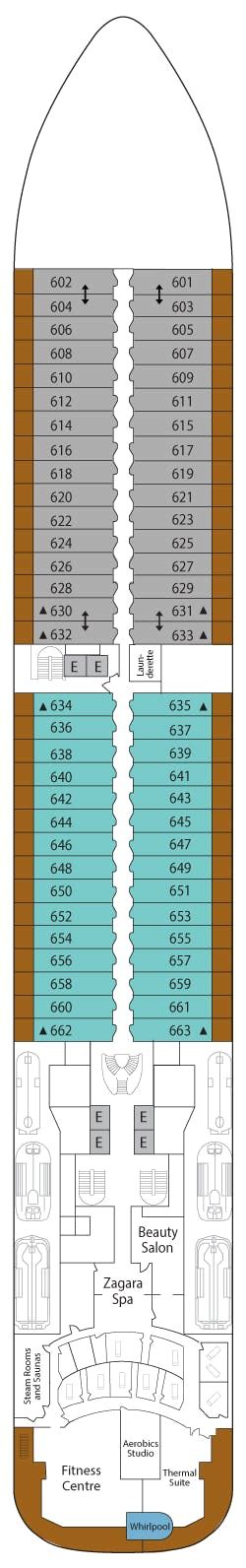 Silver Moon deck plans - Cruiseline.com