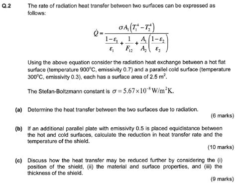 Equation For Heat Transfer By Radiation - Tessshebaylo