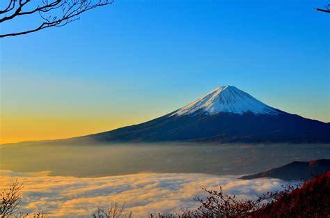 Mount Fuji Sunrise Wallpaper, HD Nature 4K Wallpapers, Images and Background - Wallpapers Den