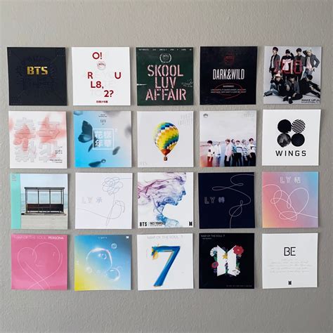 Bts Discography Album Covers Solos - Etsy Australia