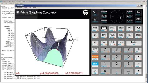 HP Prime 3D Graphing (Trace Feature) - YouTube