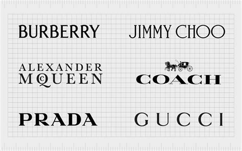 The Most Famous Luxury And High-End Fashion Brand Logos