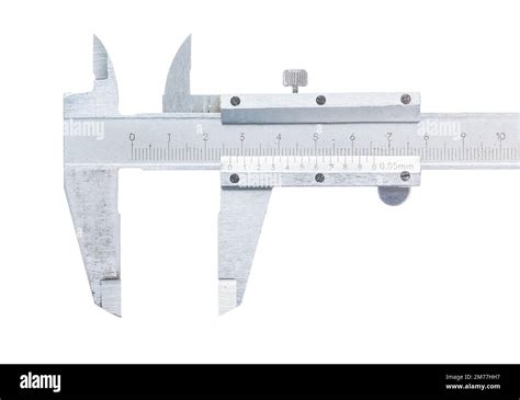 Vernier scale isolated on white Stock Photo - Alamy