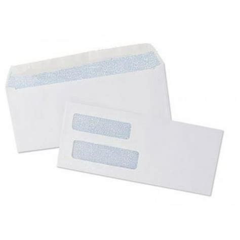 Size 9 - Double Window Check Security Envelopes - Designed for Checks ...