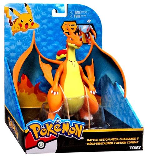 Pokemon Battle Action Mega Charizard Y 6 Large Figure TOMY - ToyWiz